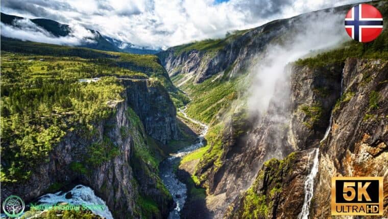 Flying Above Norwegian Nature
