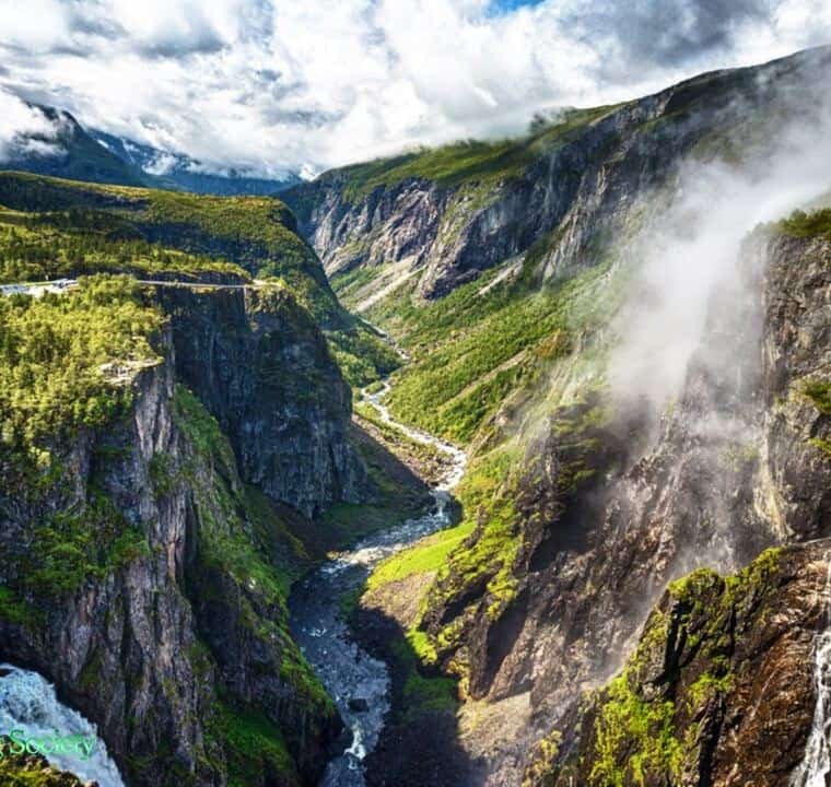 Flying Above Norwegian Nature